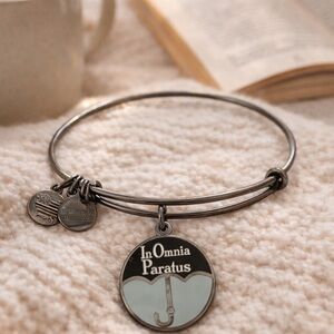 Alex and Ani “In Omnia Paratus” Bracelet Gilmore Girls Charm Bangle